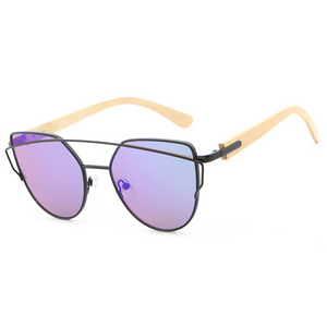 Women's Cat Eye Bamboo Sunglasses